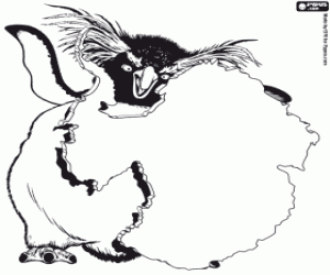 Lovelace penguen buz ısırıkları boyama