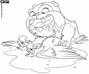 Luiz, Blu ve Jewel boyama