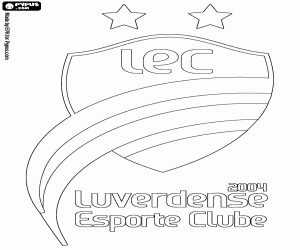 Luverdense EC logosu boyama