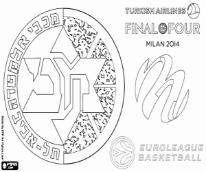 Maccabi, Euroleague şampiyonu 2014 boyama