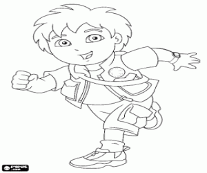 Maceracı çocuk Diego Marquez boyama