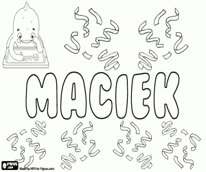 Maciek, Lehçe erkek adı boyama