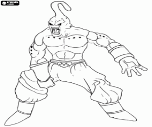 Majin Boo, Dragon Ball Z boyama
