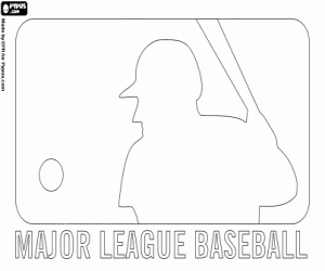 Major League Baseball logosu boyama