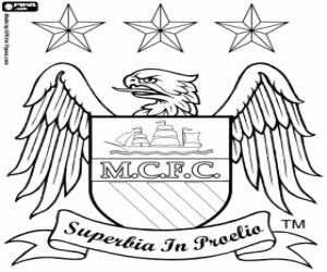 Manchester City logosu boyama
