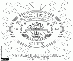 Manchester City, Premier League 2017-2018 boyama