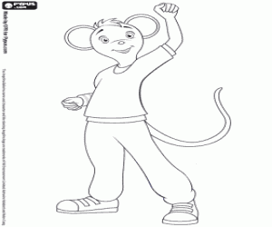 Marco, dansçı, Angelina ile arkadaş boyama