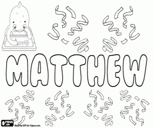 Matthew, İngilizce adı boyama