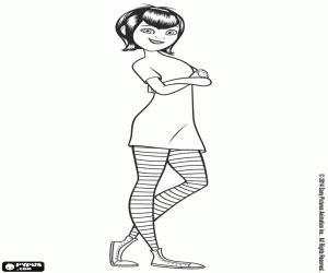 Mavis Dracula, anne oldu boyama