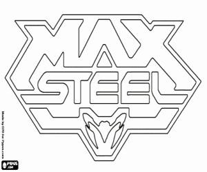 Max Steel logo boyama