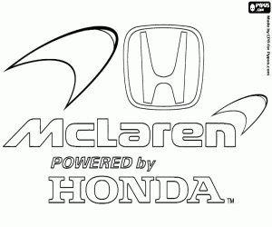 McLaren Honda logosu boyama