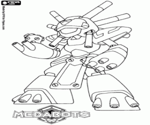 Medabot robot, Warbandit boyama