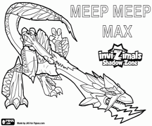 Meep Meep Max, Invizimals Shadow Zone boyama