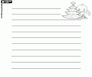 Mektup Pypus ve Noel ağacı boyama