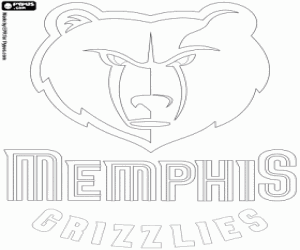 Memphis Grizzlies amblemi boyama