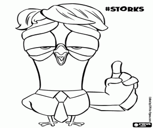 Meraklı güvercin dalkavuk boyama