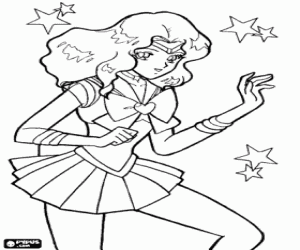 Michiru Kaioh, Sailor Neptune boyama