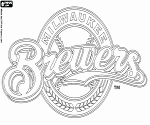 Milwaukee Brewers logosu boyama