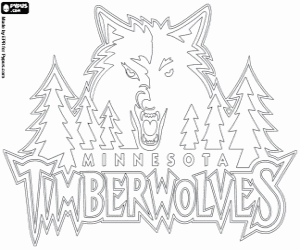 Minnesota Timberwolves amblemi boyama