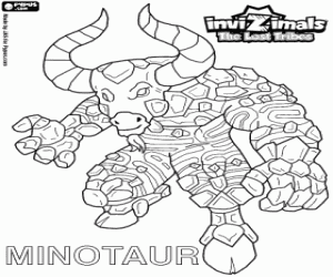 Minotaur, Invizimals The Lost Tribes boyama
