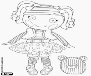 Mittens Fluff ve kutup ayısı, Lalaloopsy boyama