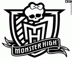 Monster High Logo boyama
