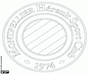 Montpellier HSC logosu boyama