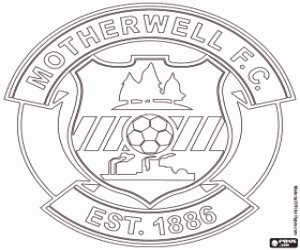 Motherwell FC logosu boyama