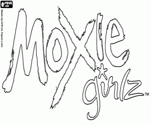 Moxie Girlz Logo boyama