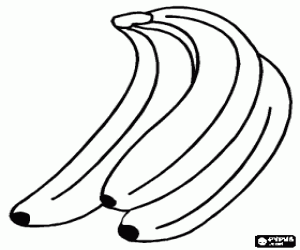 Muz Bir sürü boyama