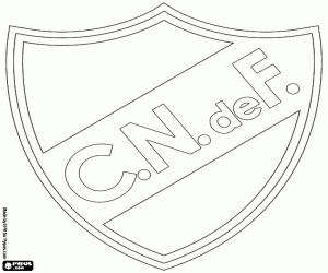 Nacional de Montevideo logosu boyama
