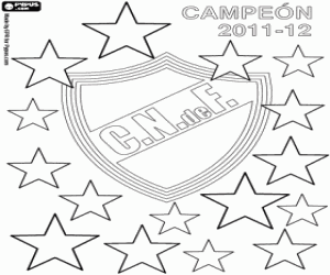 Nacional Montevideo, şampiyonu 2011-2012 boyama