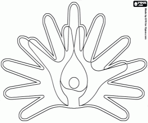 Nadir hastalıklar günü boyama