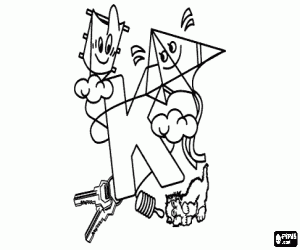 Nesneleri K harfi boyama