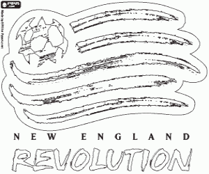 New England Revolution amblemi boyama