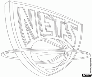 New Jersey Nets logosu boyama