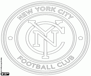 New York City FC amblemi boyama