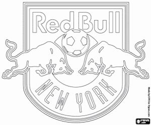 New York Red Bulls amblemi boyama