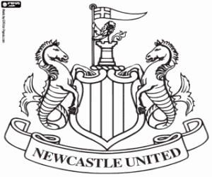Newcastle United amblemi boyama