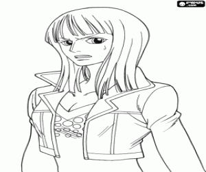 Nico Robin, One Piece karakter boyama