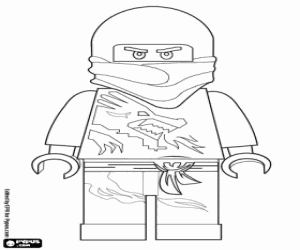 Bir ninja savaşçı, Lego Ninjago boyama