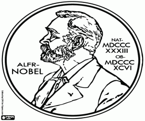 Nobel Ödülü madalya boyama