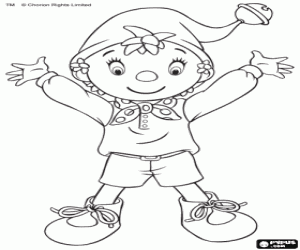 Noddy oyuncaklar şehir boyama