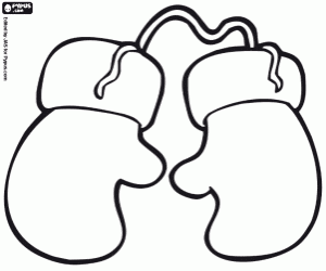 Noel Baba'nın eldiven boyama