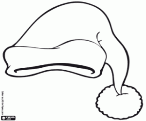 Noel Baba şapka boyama