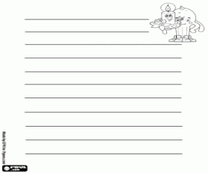 Noel mektubu, mum ile Pypus boyama