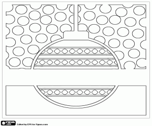 Noel top bir tebrik kartı boyama