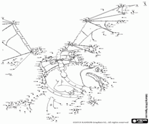 Noktalar bağlayın ve keşfetmek Gustav boyama