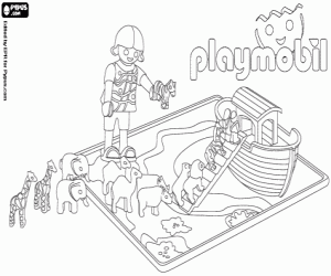 Nuh'un gemisi Playmobil boyama