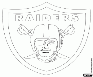 Oakland Raiders logosu boyama